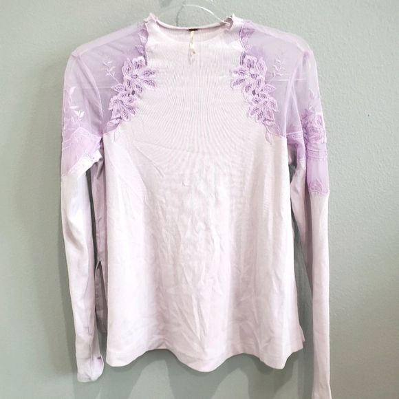 Free People daniella lilac top - Picture 2 of 5